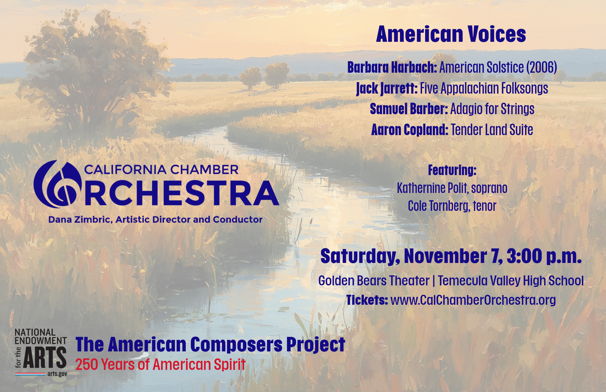 California Chamber Orchestra - American Voices